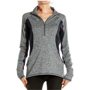 Athleta Running Wild Colorblock Half Zip Pullover